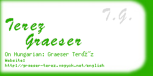 terez graeser business card